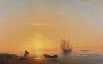 Ivan Aivazovsky les rives de la Dalmatie 1848 Paysage marin Peinture à l'huile